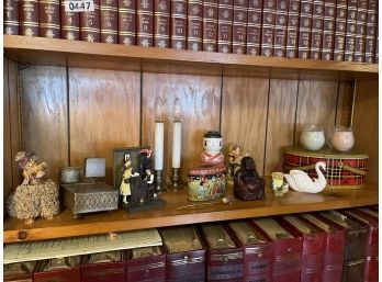 Antique & Vintage Statues , Inkwell And Trinkets