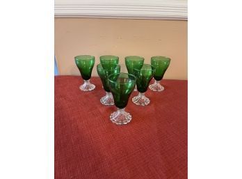 Vintage Green Dessert Cups