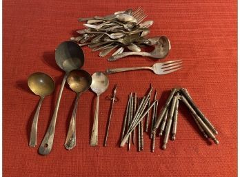 Antique And Vintage Serving Spoons And Flatware