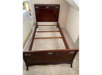 Vintage Twin Bed - Headboard Footboard Side Rails