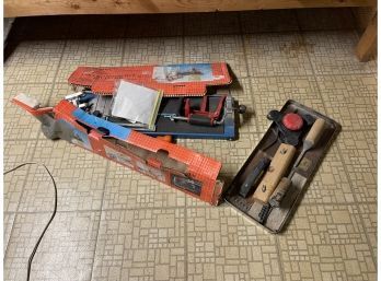 Vintage Tile Cutter And Scaffolding Tools
