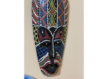 Painted African Mask