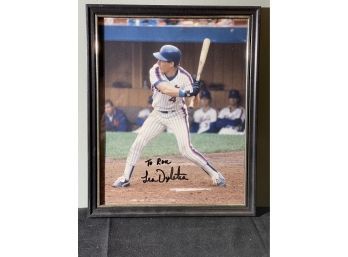 Signed & Framed MLB Sports Photo Hall Of Fame Len Dykstra