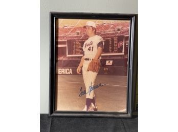 Signed & Framed MLB Sports Photo Hall Of Fame Tom Seaver