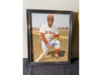 Signed & Framed MLB Sports Photo Hall Of Fame Joe Morgan