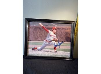 Signed & Framed Sports Photo Hall Of Fame Tom Seaver