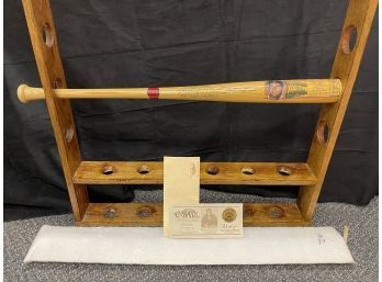 Signed Carl Yastrzemski Official Cooperstown Bat With Seal Certificate Of Authenticity COA #104