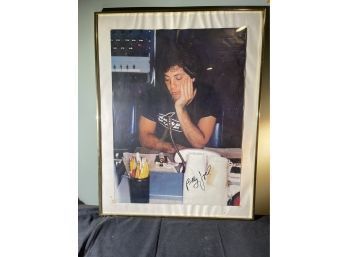 Signed & Framed Billy Joel Poster