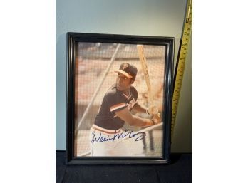 Signed & Framed MLB Sports Photo Hall Of Fame Willie McCovie