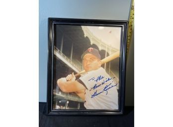 Signed & Framed MLB Sports Photo Hall Of Fame Harmon Killebrew