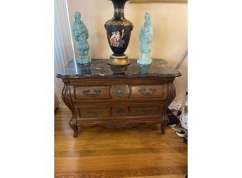 Bombay Chest With Marble Top