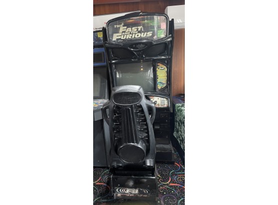 Fast & Furious Arcade Game With Seat - Working & Tested