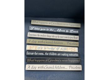Saying- Wall Plaques