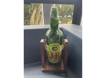 Real J & B Tipping Bottle