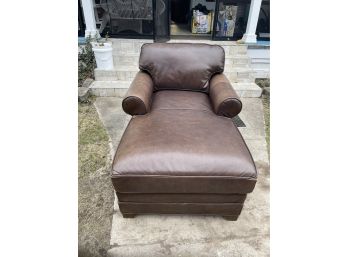 King Hickory Genuine Leather Lounge Chair