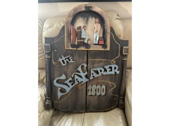 The Seafarer 1800 Wood Sign