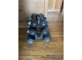 Hand Weights & Stand