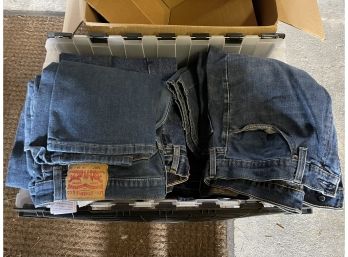 Box Of Mens Levi Jeans