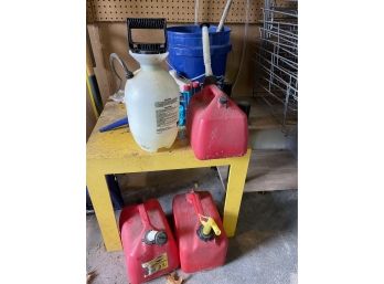 Gas Cans, Sprayer , Bucket