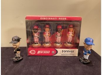 New Cincinnati Reds Mini Bobs & J Bagwell , S Sosa Bobs