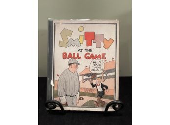 Vintage 1929 First Edition Smitty At The Ball Game By Walter Berndi Babe Ruth Cover