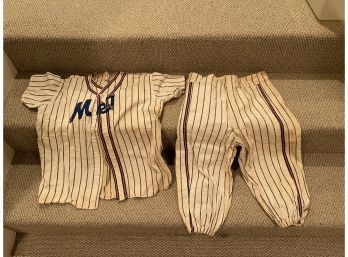 Vintage NY Mets Little League Uniform
