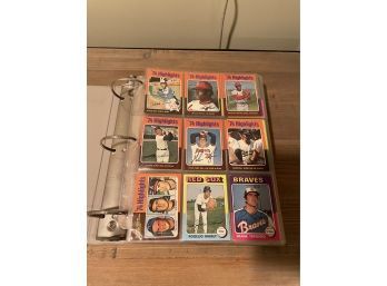 Complete Set Topps 1975 Baseball Trading Cards