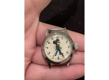 Mickey Mouse Watch Face - RARE Black Eyes