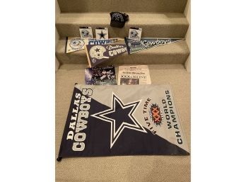 Dallas Cowboys Flags, Hat, Stickers