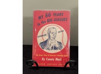 Vintage 1950 First Edition Salesman Sample My 66 Years In The Big Leagues Book