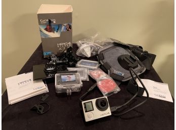 Go Pro Hero 4 With Dog Harness & Extras