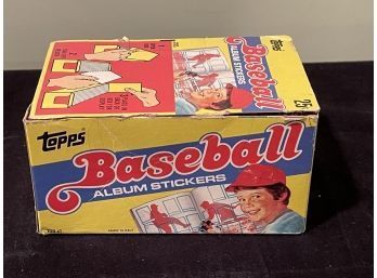 Vintage Topps Baseball Album Stickers - NEW Box With Individual Packages