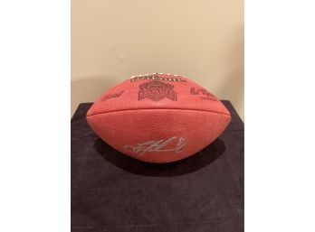 Signed Dallas Cowboys MVP Troy Aikman Super Bowl Football XXVII 27