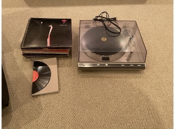 Denon DP-33F Turntable , Classic Rock Record Albums & Album Diary Keeper