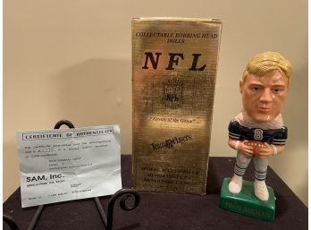 Dallas Cowboys Troy Aikman Bobble Head With COA # 1790/3000 W/ Original Box
