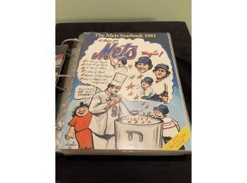 1981-1988 Mets Year Books