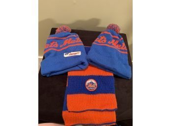 NY Mets Hats & Scarf