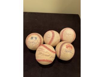 Signed Baseballs - Players Unknown