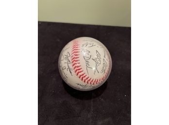 Multi Signature Signed Baseball - 1990 NY Mets