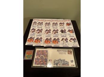 2000 NY Mets World Series Envelope, Exclusive Mets Cards