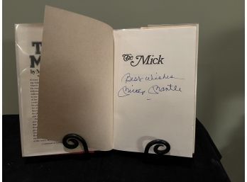Signed Mickey Mantle The Mick Book