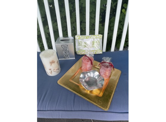 Candles, Platters, Gift Set And More