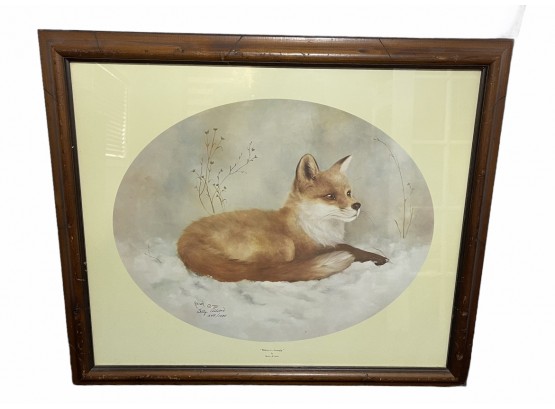 Limited Edition Red Fox Print, Signed & Numbered