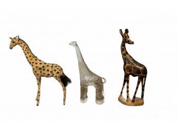 Vintage Giraffe Statues