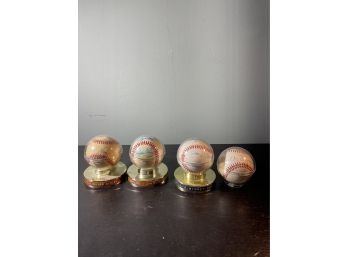 Signed Baseballs- Mickey Mantle , Willie Mays, Tim Raines , Gaylord, Jim Perry,