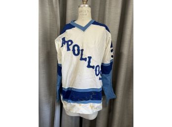CHL (Minor League) '79-'80 Houston Apollos Glen Irwin Game Used Jersey Size Medium