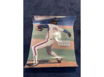 Signed Poster Dwight Gooden Dr K