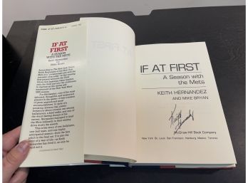 Signed Kieth Hernandez Book