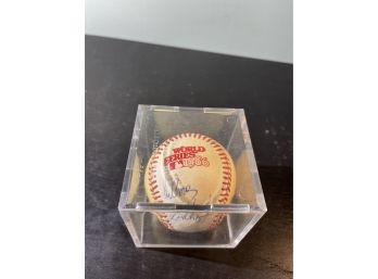 Multi Signature Signed World Series 1986 Baseball