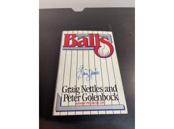 Signed Graig Nettles Book